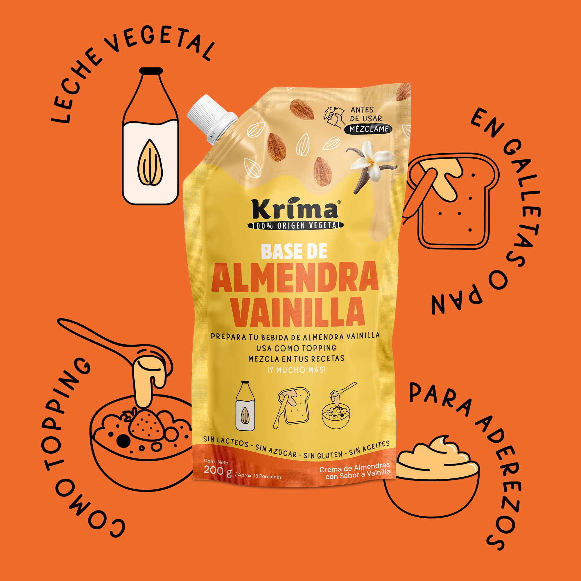 Base Almendra Vainilla 1kg