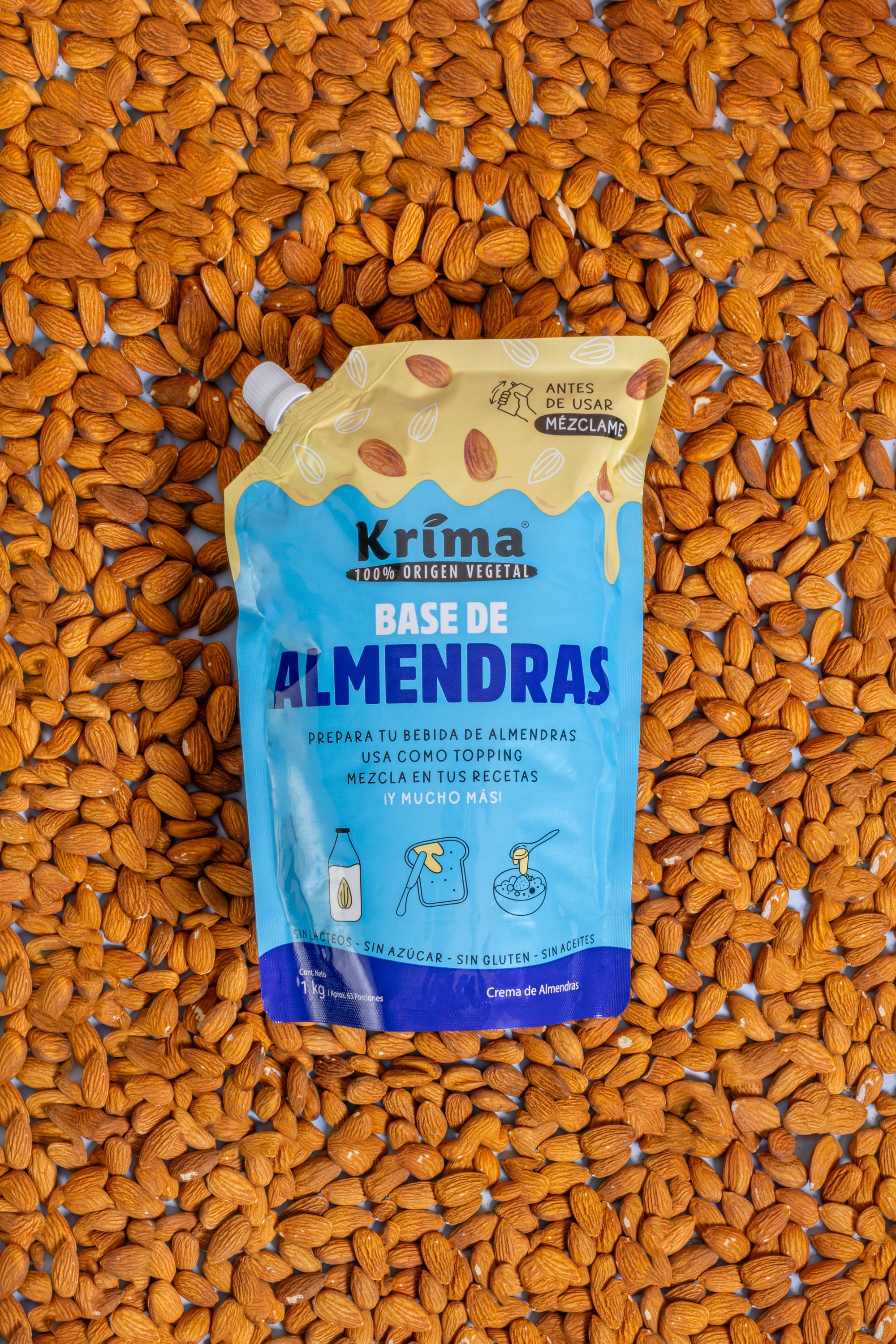 Base para Leche Almendras 1kg - Bebida Vegetal- Krima Institucional