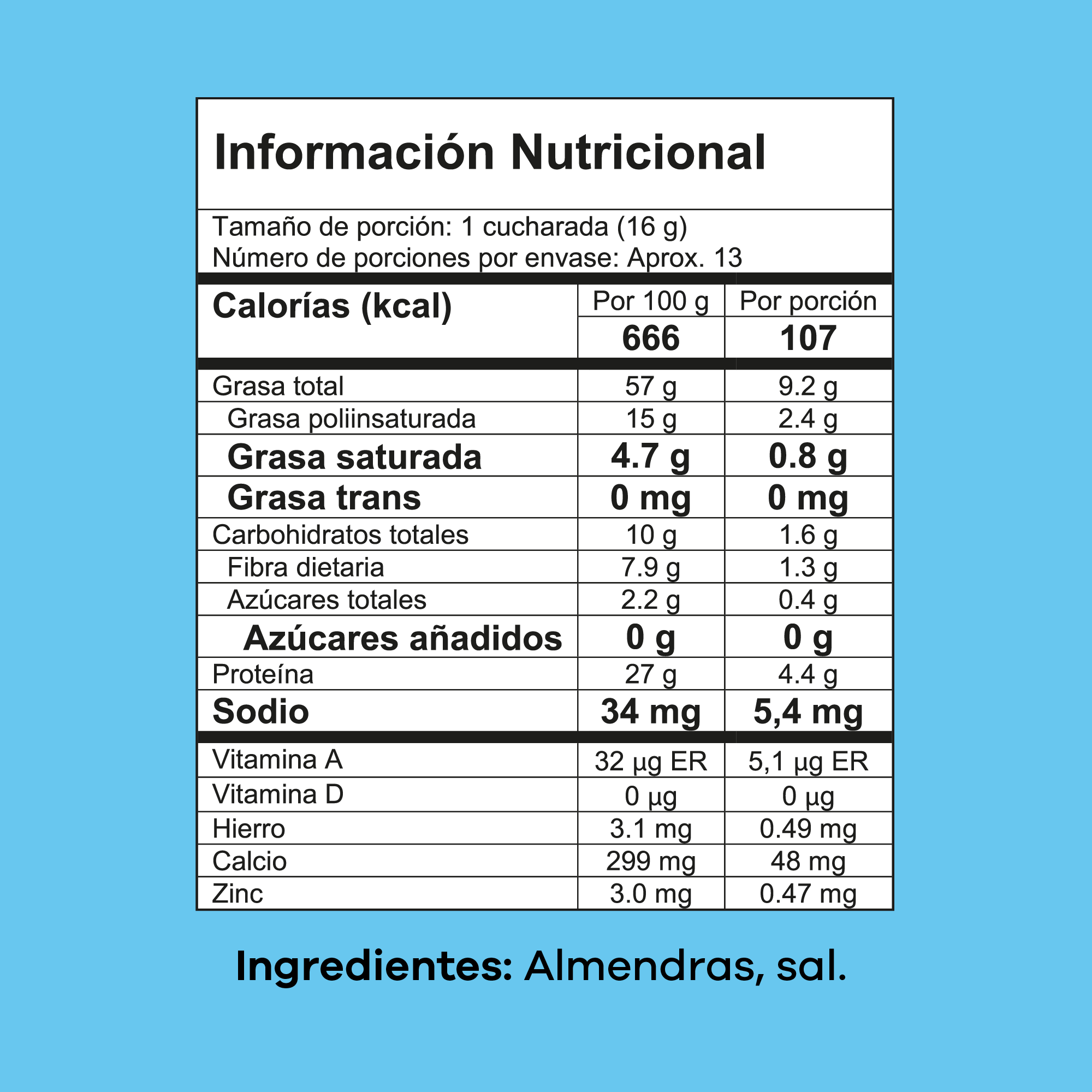Base de Almendras 200g