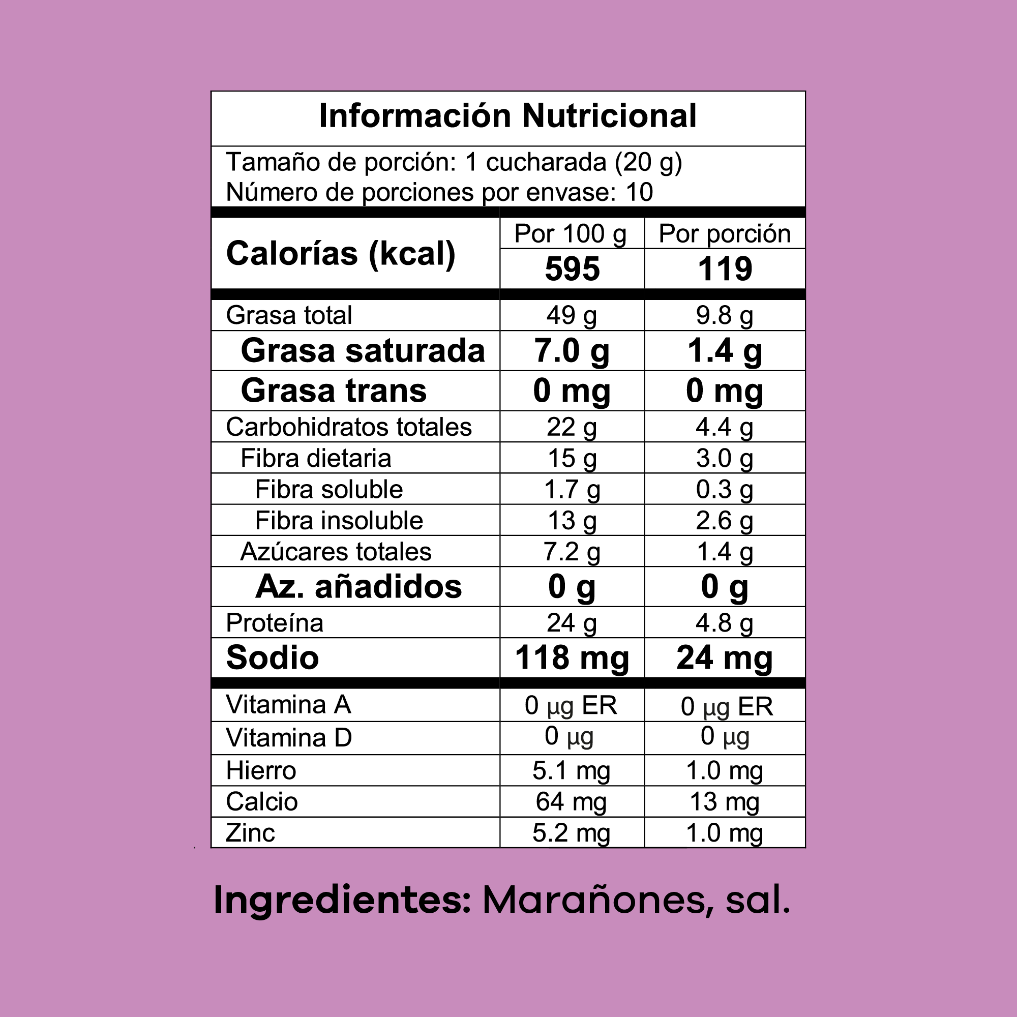 Base de Marañones 200g