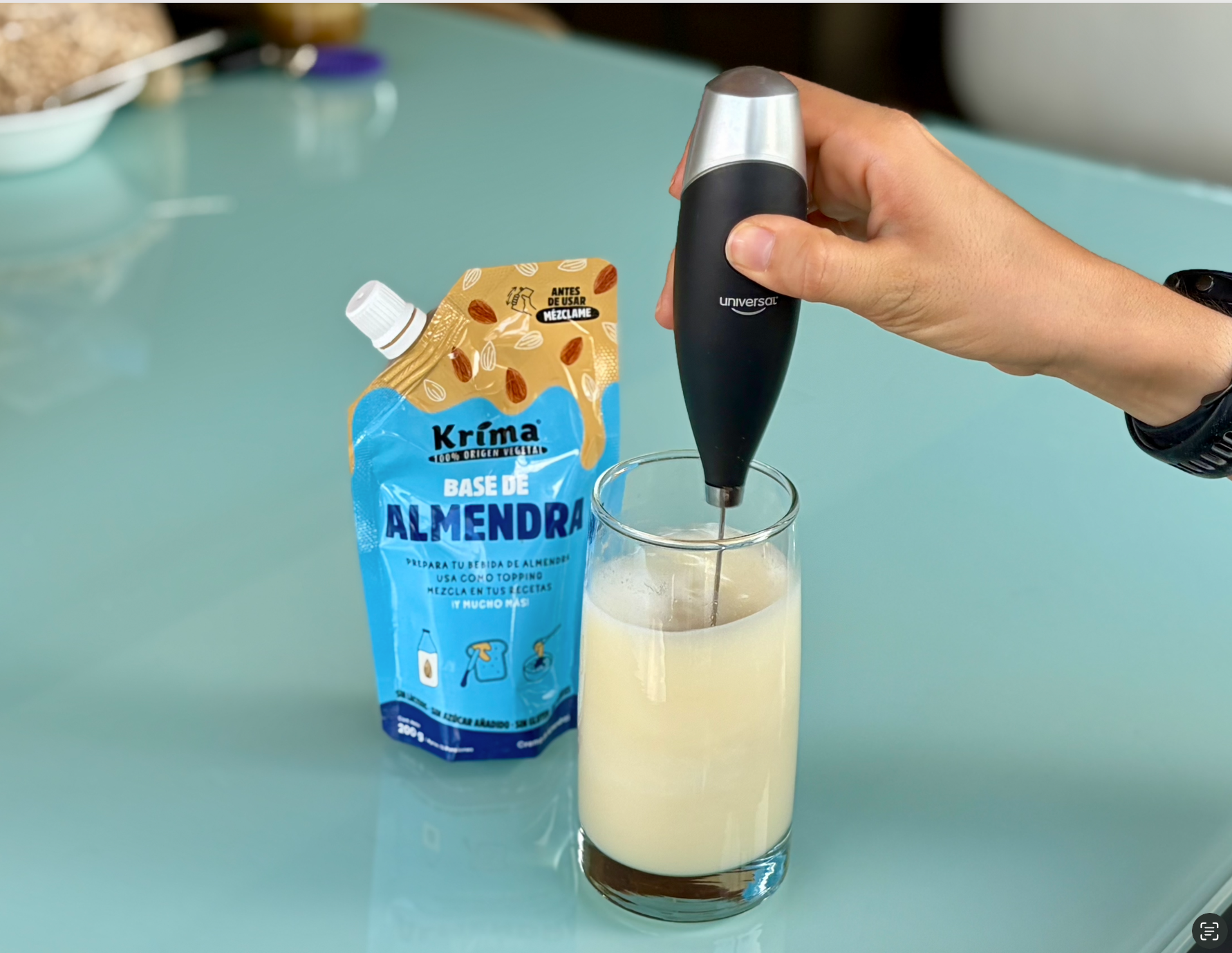 Rutina de la mañana:  2 bases 100% nueces de 200g + batidor eléctrico GRATIS