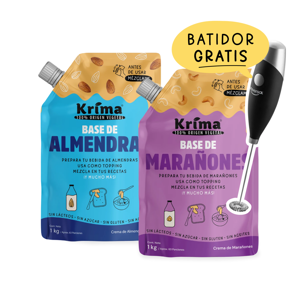 Combo para Cuidarte: 2 Bases de nueces de 1kg + Envío GRATIS