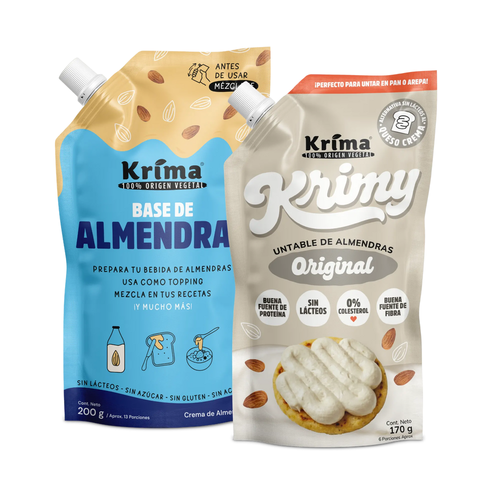 Combo Versátil:1 Base 200g + 1 Queso Krimy  170g