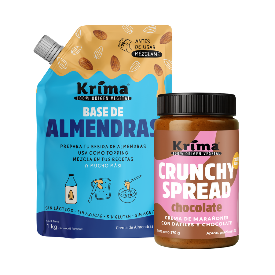 Combo Reserva:  1 Base 1 Kilo + 1 Crunchy Spread Marañón 370g