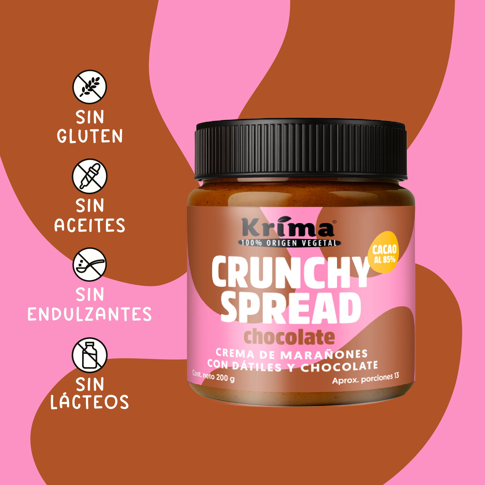 Crunchy Spread Chocolate 200 grs