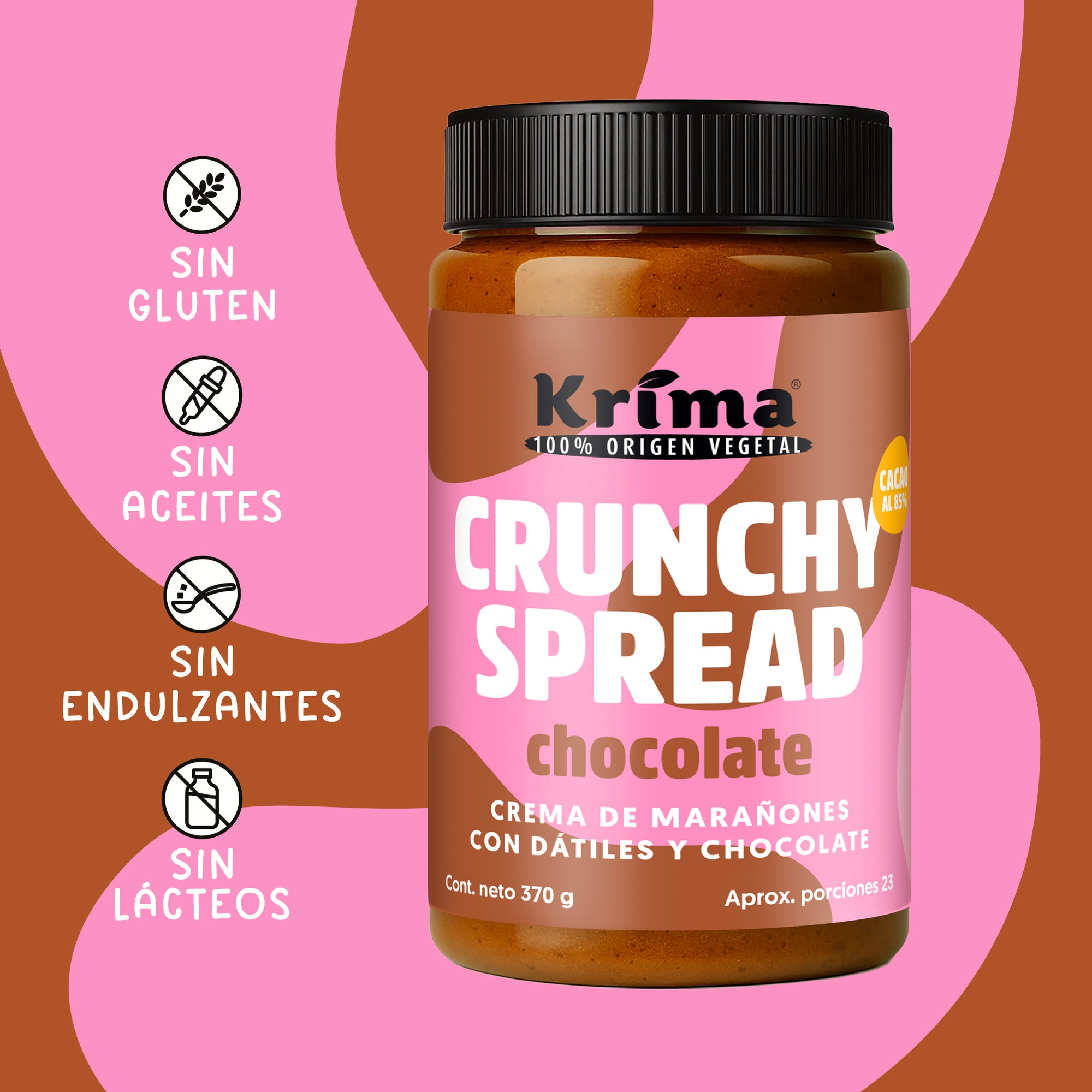 Crunchy Spread Chocolate 370 grs