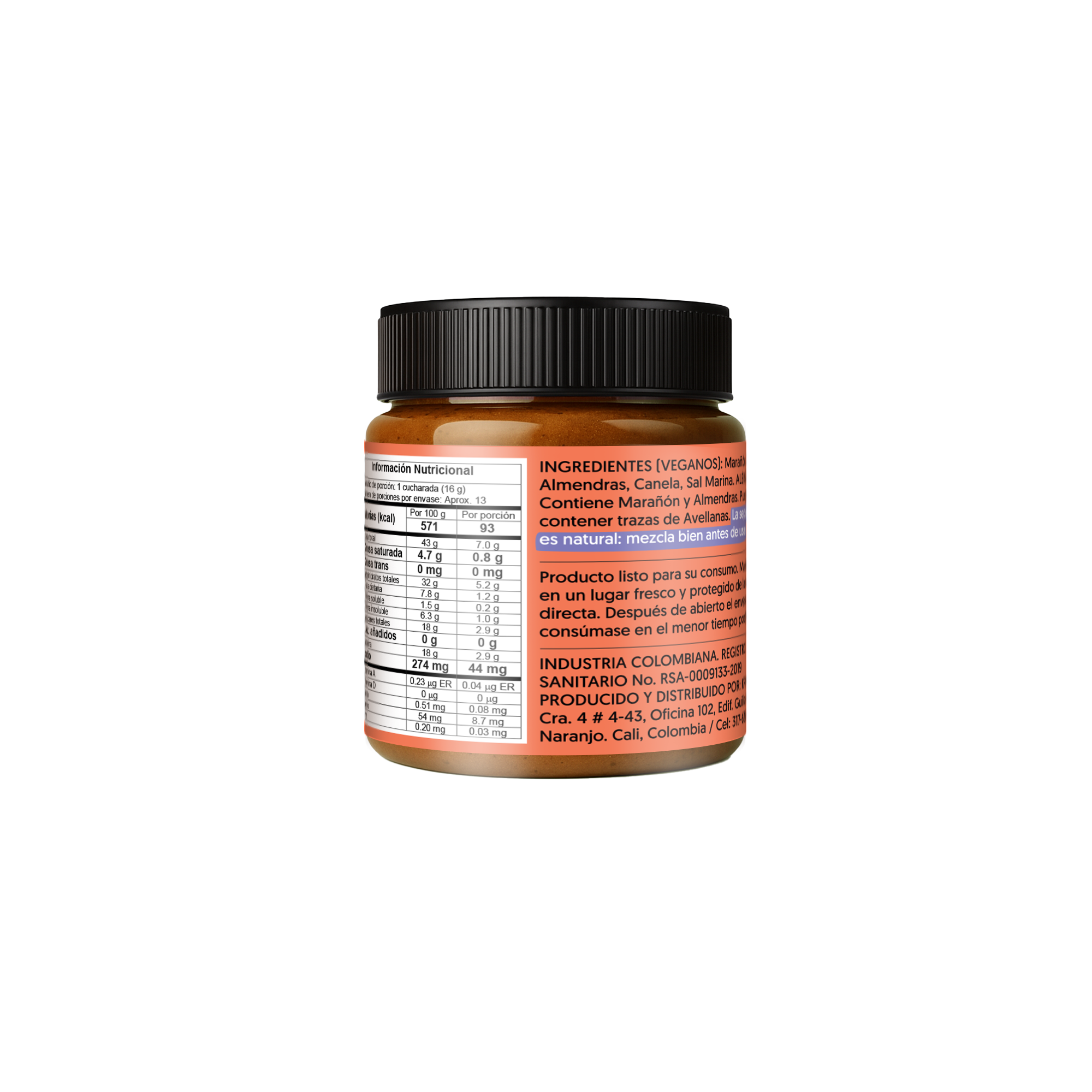 Crunchy Spread Canela 200 grs