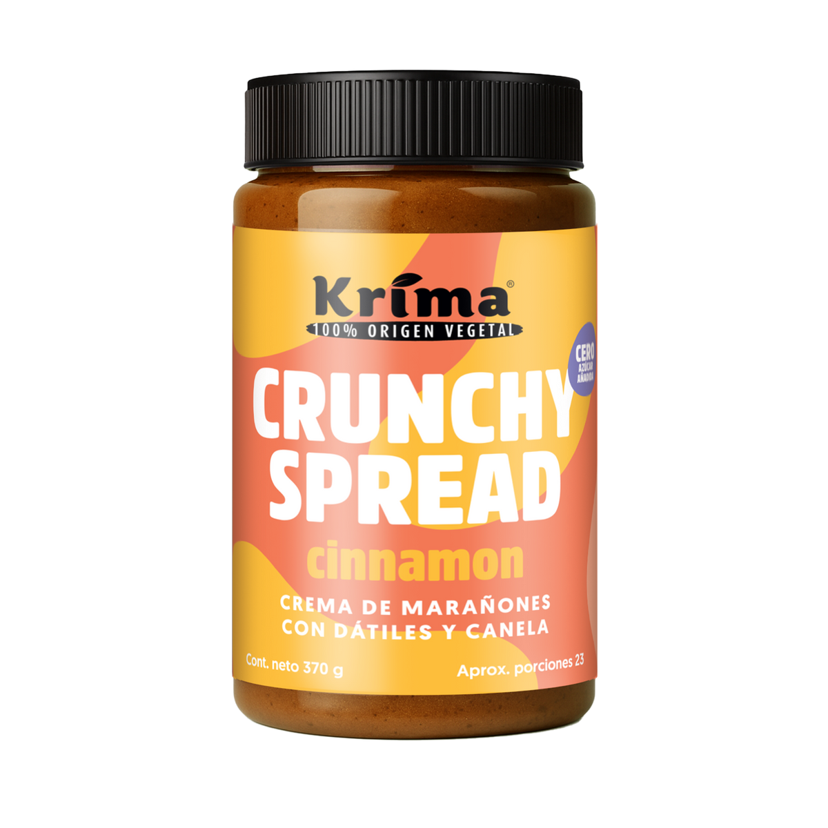 Crunchy Spread Marañón Canela 370 grs