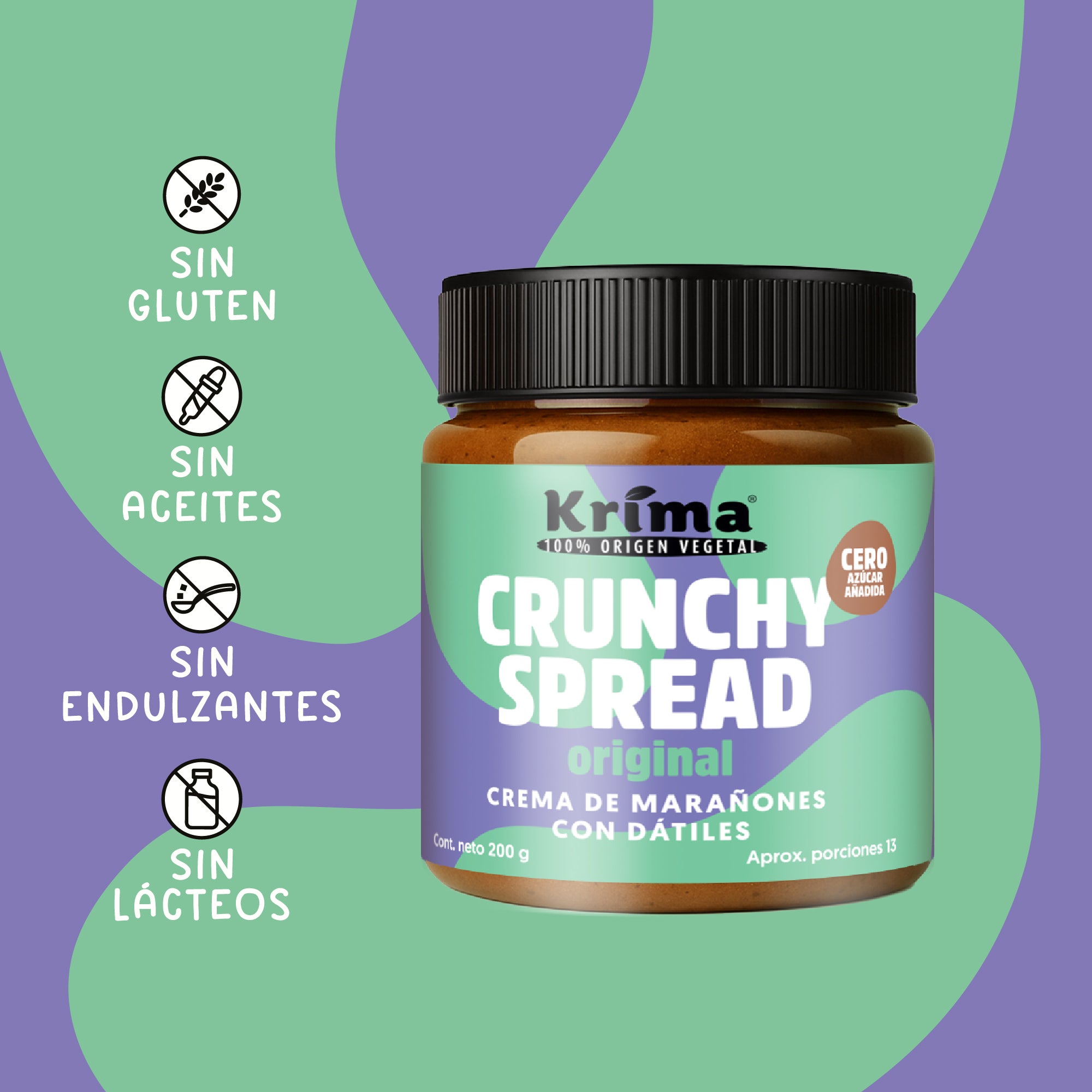 Crunchy Spread Marañón 200 grs