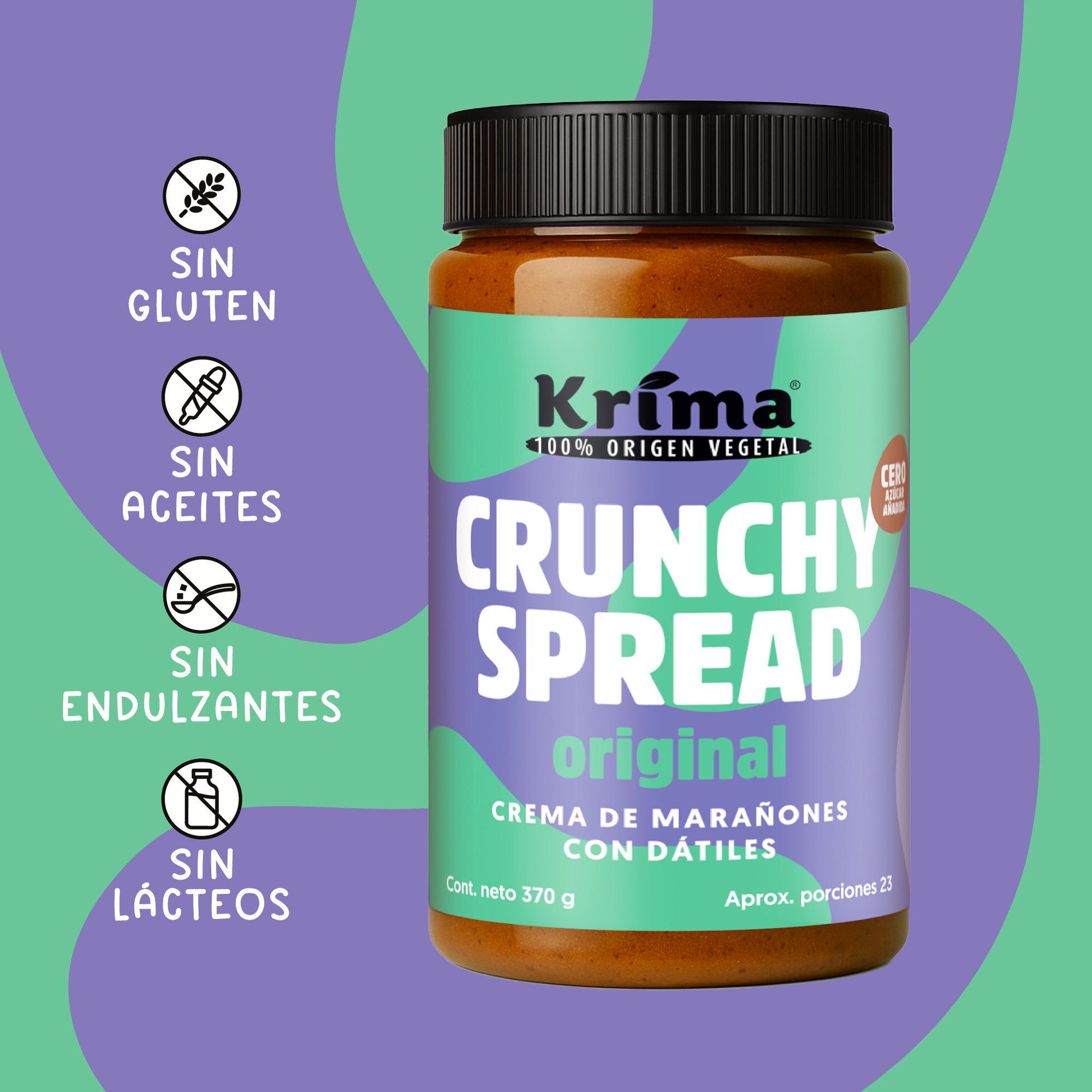 Crunchy Spread Marañón 370 grs
