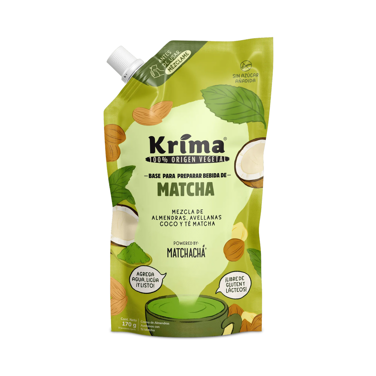 Base de Almendras & Té Matcha 170g