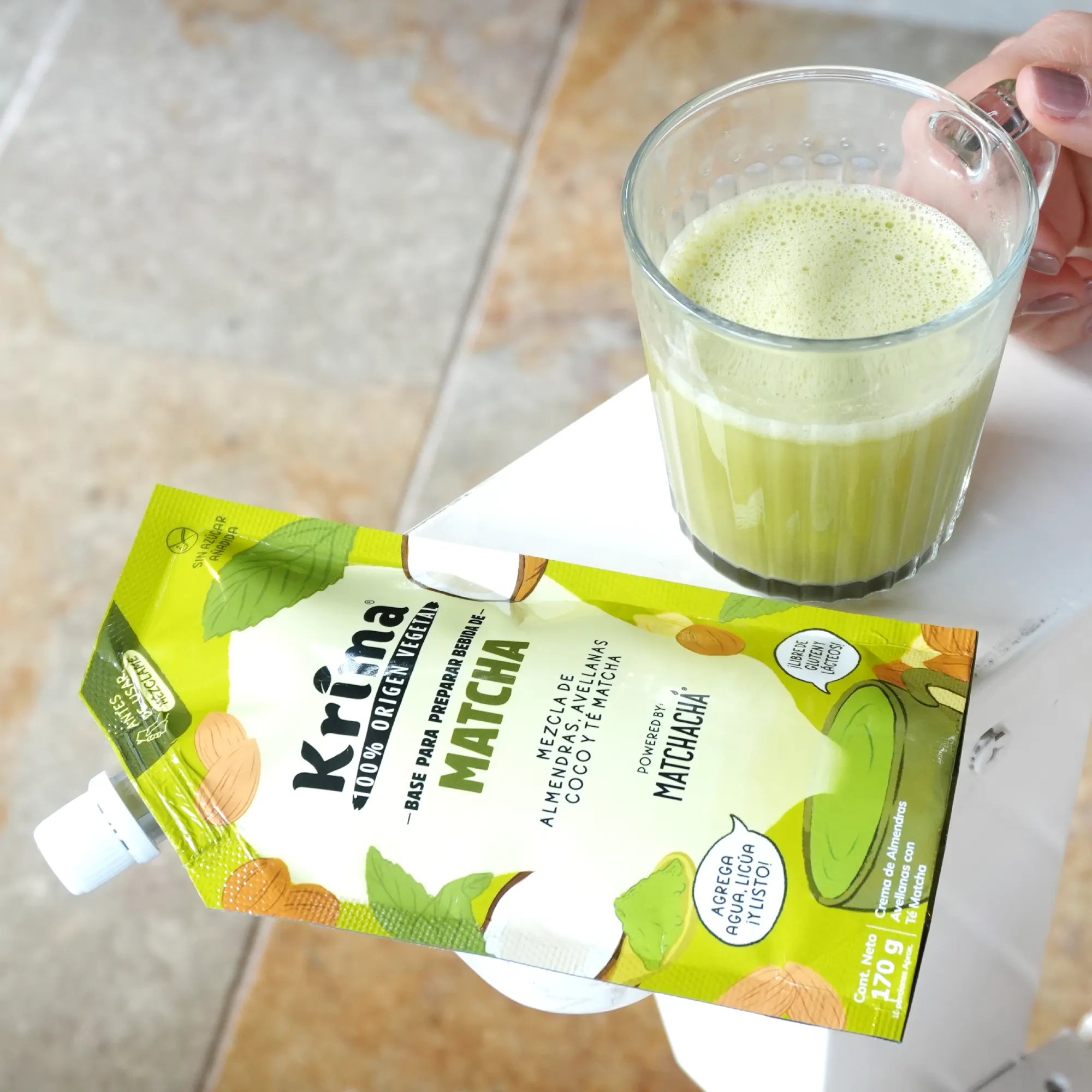 Combo Matcha Lover: 2 Bases de Almendras & Té Matcha