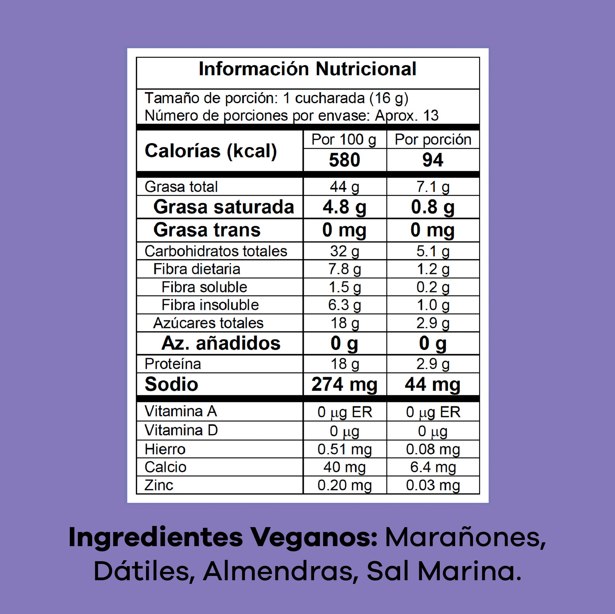 Crunchy Spread Marañón 370 grs