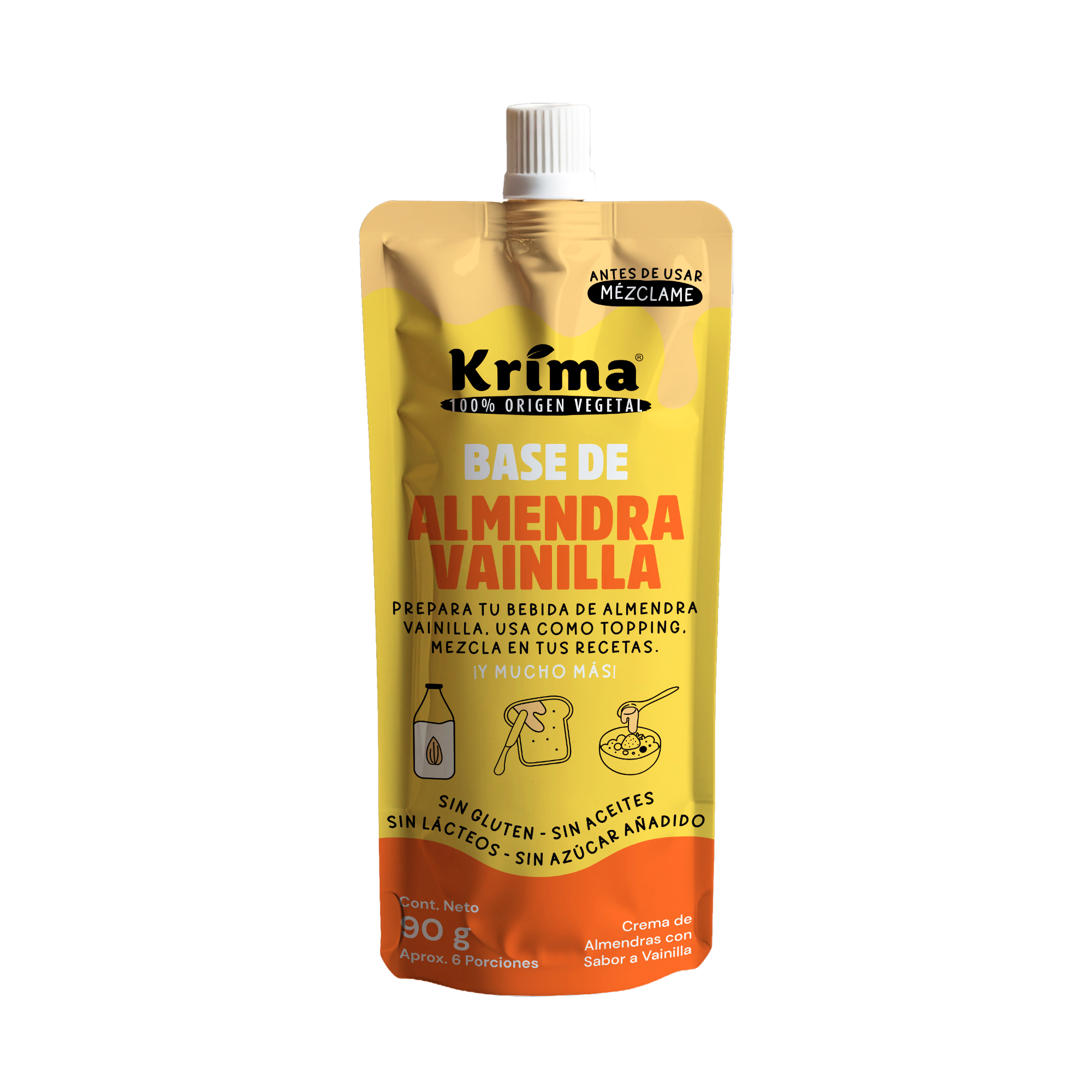 Base Almendras Vainilla 90g