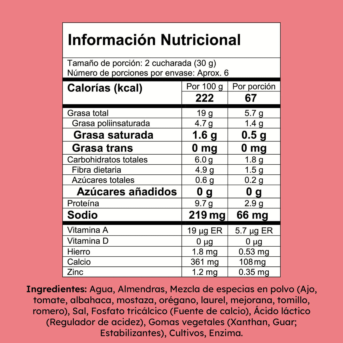 Queso Crema de Almendras Krimy Italiano 170g