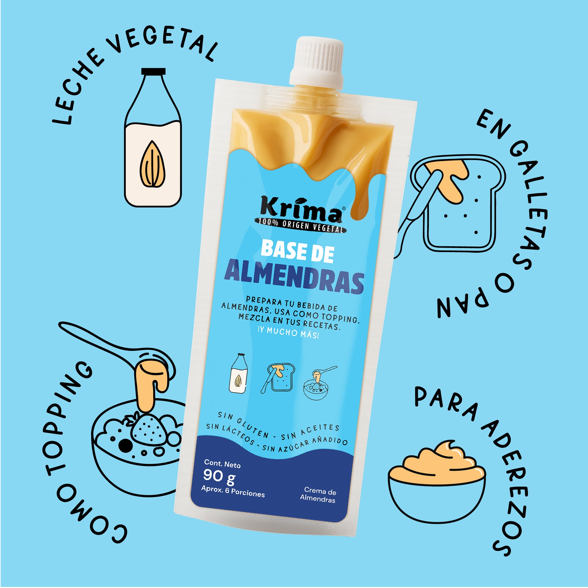Base de Almendras 90g