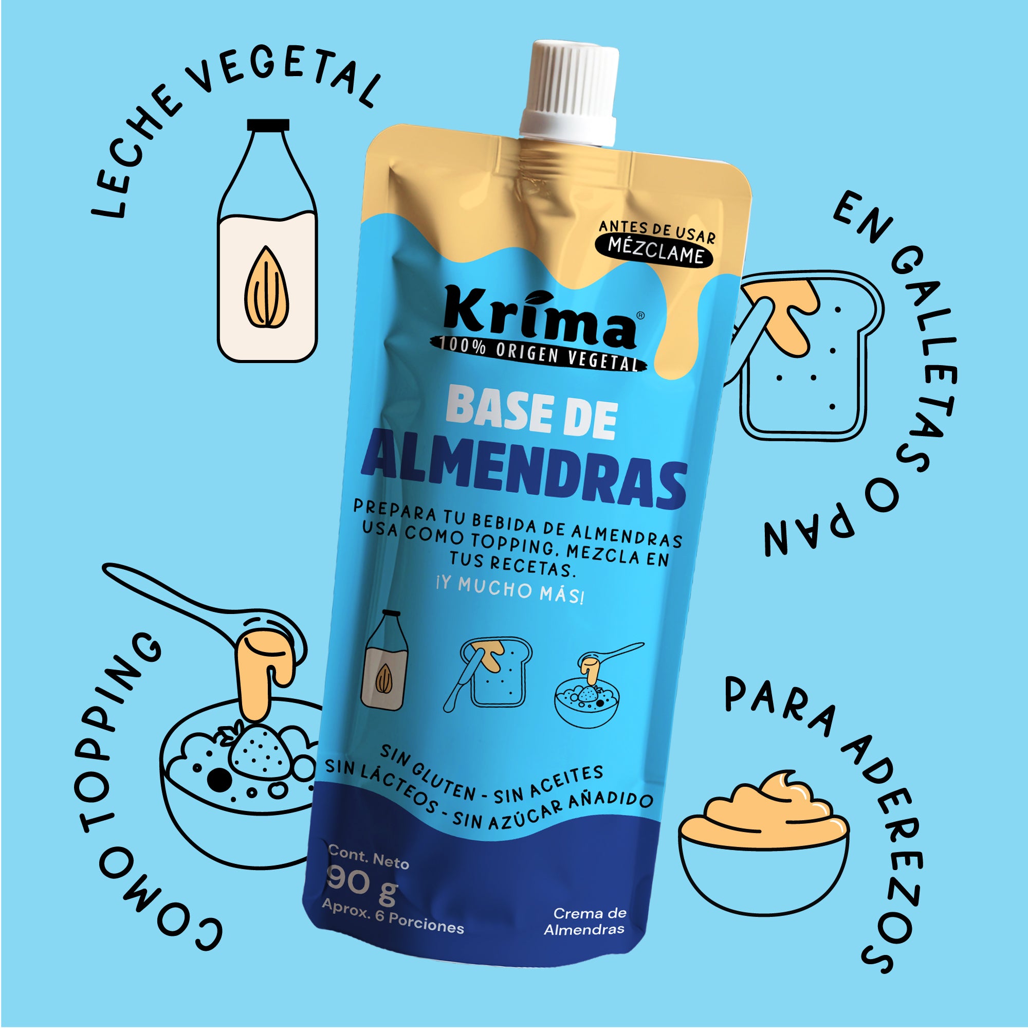 Base de Almendras 90g