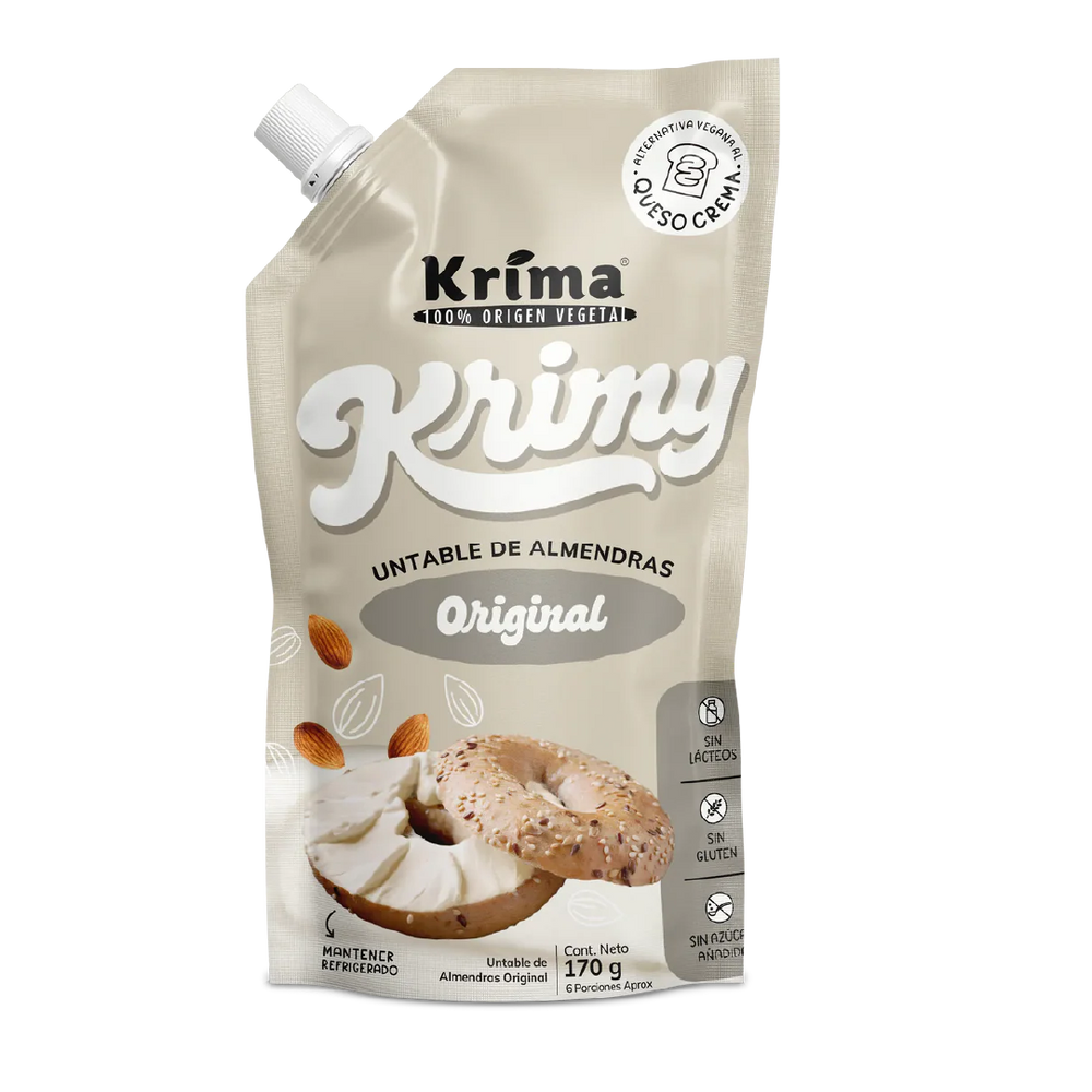 Queso Crema de Almendras Krimy Original 170g