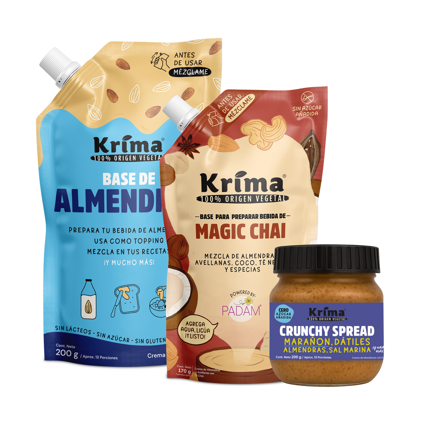 Combo Evolución: 1 Base + 1 Crunchy Spread + 1 Power Latte