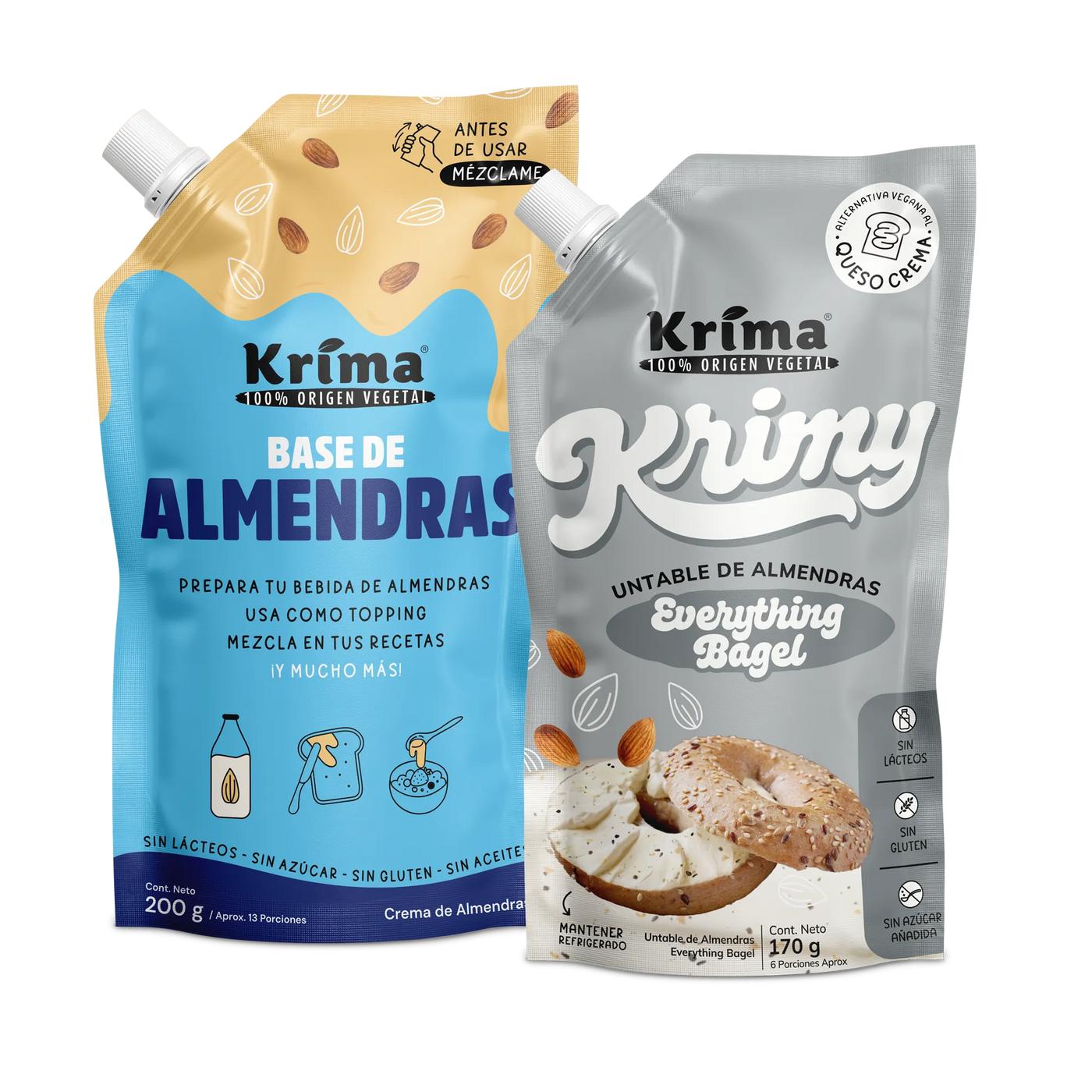 Combo best sellers: Queso Crema Everything Bagel + Base 200gr (Elige el sabor)