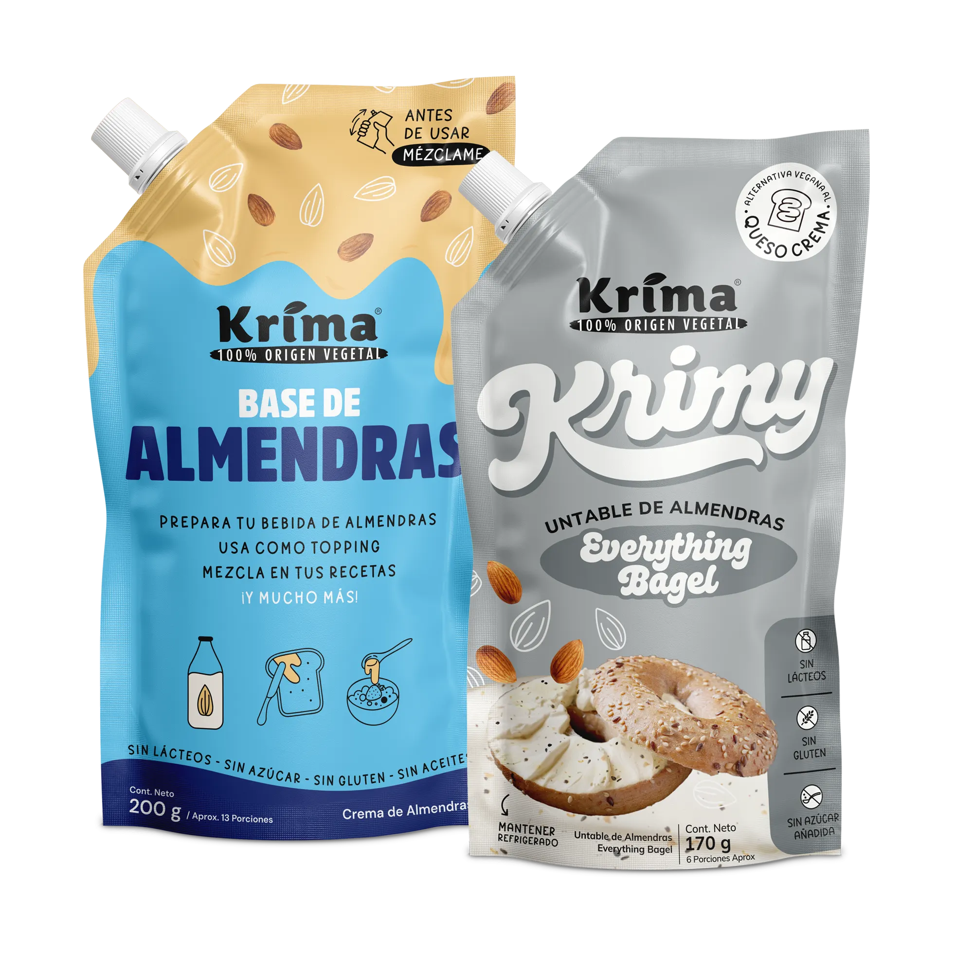 Combo best sellers: Queso Crema Everything Bagel + Base 200gr (Elige el sabor)